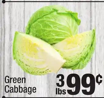 Super King Markets Green cabbage offer