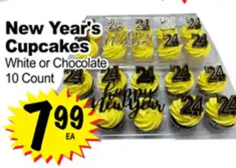 Superior Grocers New year's cupcakes offer