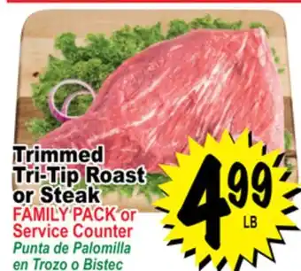 Superior Grocers Trimmed tri-tip roast or steak offer
