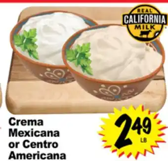 Superior Grocers Crema mexicana or centro americana offer