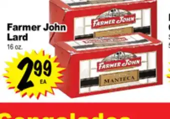 Superior Grocers Farmer john lard offer