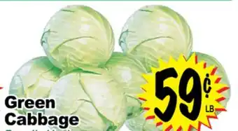 Superior Grocers Green cabbage offer