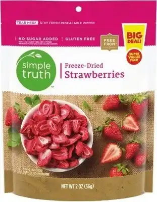Kroger Simple truth freeze dried fruit offer