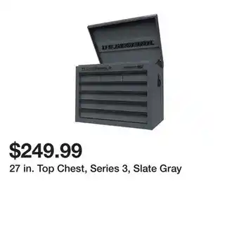 Harbor Freight Tools 27 in. top chest, series 3, slate gray offer