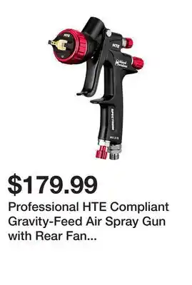 Harbor Freight Tools Professional hte compliant gravity-feed air spray gun with rear fan control offer