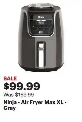 Best Buy Ninja - air fryer max xl - gray offer