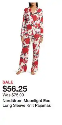 Nordstrom Nordstrom moonlight eco long sleeve knit pajamas offer
