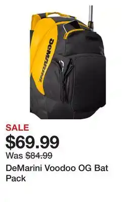 Dick's Sporting Goods Demarini voodoo og bat pack offer