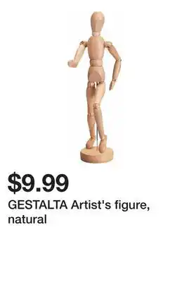 Ikea Gestalta artist's figure, natural offer