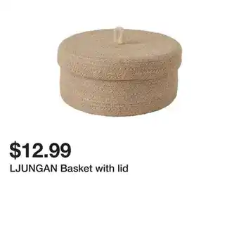 Ikea Ljungan basket with lid offer
