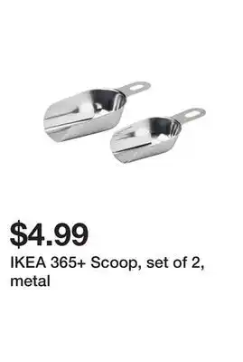 Ikea Ikea 365+ scoop, set of 2, metal offer