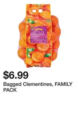 Wegmans Bagged clementines, family pack offer