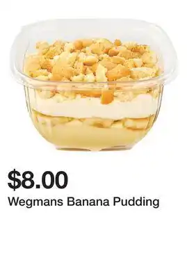 Wegmans Wegmans banana pudding offer