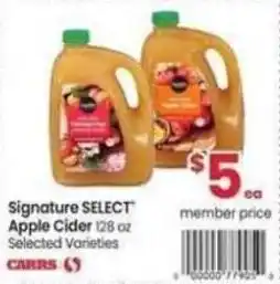 Safeway Signature SELECT Apple Cider offer