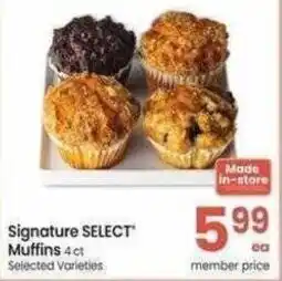 Safeway Signature SELECT Muffins offer