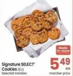 Safeway Signature SELECT Cookies offer