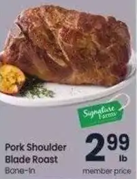 Safeway Pork Shoulder Blade Roast offer