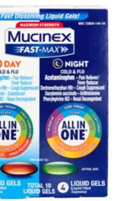 Ocean State Job Lot Mucinex fast-max cold & flu offer