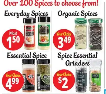 Ocean State Job Lot Spices offer