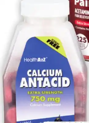 Ocean State Job Lot Calcium antacid 750 mg tablets, 96 count offer