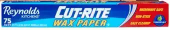 Ocean State Job Lot Reynolds cut-rite wax paper offer