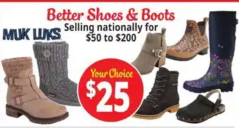 Ocean State Job Lot Better shoes & boots offer