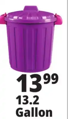 Ocean State Job Lot Hemicasa large oscar bin with lid and handles, 50 l offer