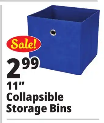 Ocean State Job Lot 11 collapsible storage bins offer