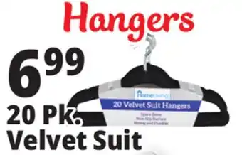 Ocean State Job Lot Homeliving velvet suit hangers, 20 count offer