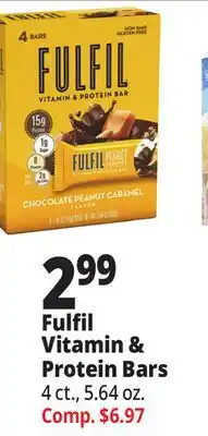 Ocean State Job Lot Fulfil vitamin & protein bars offer