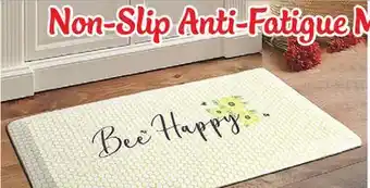 Ocean State Job Lot Gray tweed anti-fatigue cushioned mat with non-skid backing, 20 x 39 offer