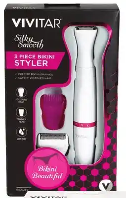 Ocean State Job Lot Vivitar silky smooth bikini styler kit offer