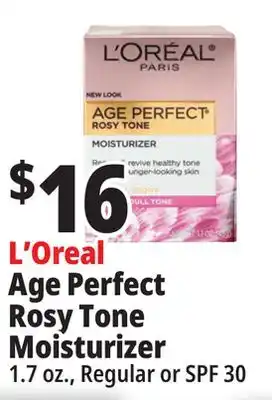 Ocean State Job Lot L'oreal age perfect rosy tone moisturizer offer