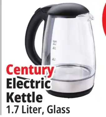 Ocean State Job Lot Century glass electric tea kettle, 1.7 l offer