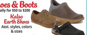 Ocean State Job Lot Kalso earth shoes offer