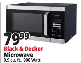 Ocean State Job Lot Black + decker 900w stainless steel microwave oven offer