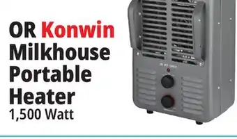 Ocean State Job Lot Konwin portable milkhouse style electric heater offer