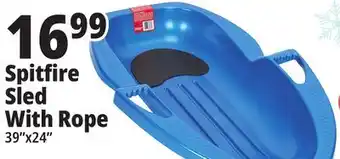 Ocean State Job Lot Spitfire sled with rope offer