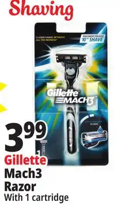 Ocean State Job Lot Gillette mach3 razor offer