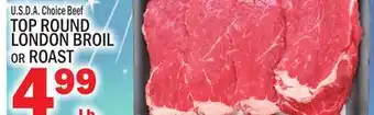 C Town Top round london broil or roast roast offer