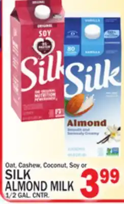 C Town Silk almond milk offer