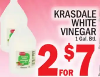 C Town Krasdale white vinegar offer