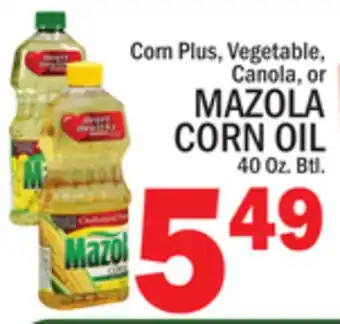 C Town Mazola corn oil offer
