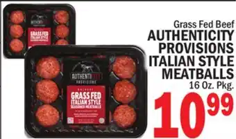 C Town Authenticity provisions italian style meatballs offer