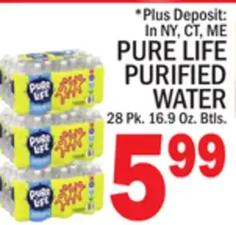 C Town Pure life purified water offer