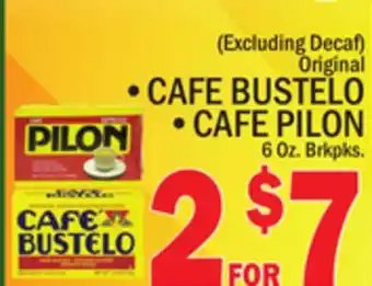 C Town • cafe bustelo • cafe pilon offer