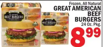 C Town Great american beef burgers offer