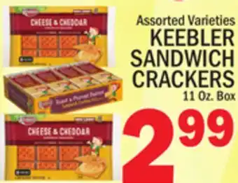 C Town Keebler sandwich crackers offer