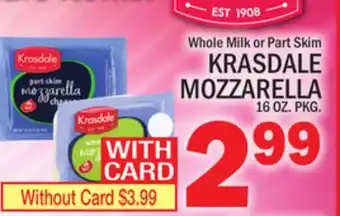 C Town Krasdale mozzarella offer