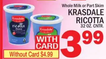 C Town Krasdale ricotta offer